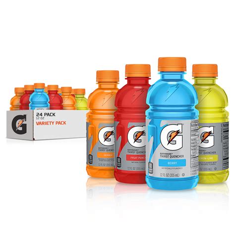 <strong>Gatorade</strong> Thirst Quencher Sports Drink, Variety Pack, 20 Fl Oz, 24 Ct. . Walmart gatorade